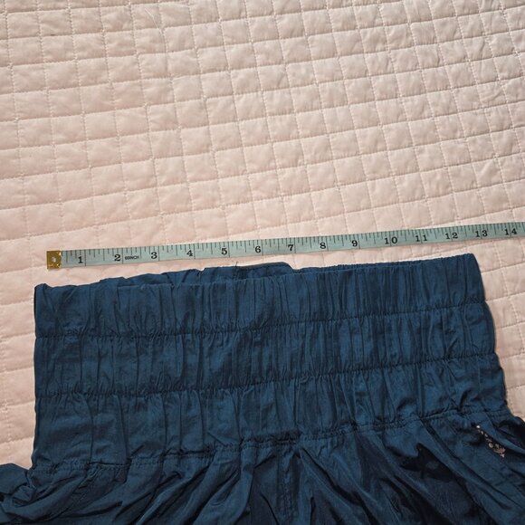 Free People FP Movement Womens Blue High Waist Running Shorts, S - Picture 3 of 5